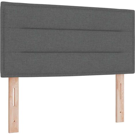 Maison Exclusive - Testiera Grigio scuro 80 cm Tessuto