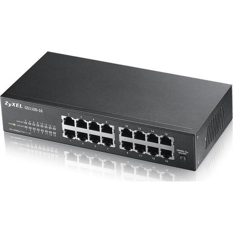 Zyxel GS1100-16 No administrado Gigabit Ethernet (10/100/1000) (1/4)