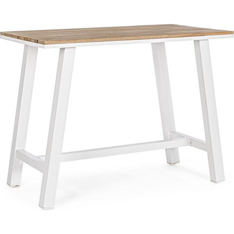TAVOLO BAR SKIPPER 131X73 BIANCO BIZZOTTO (1/5)