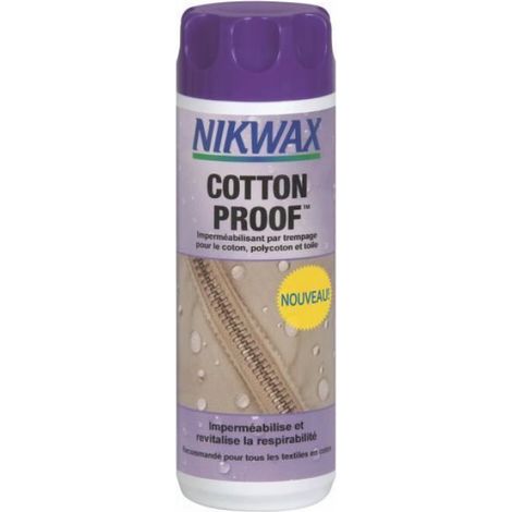 Traitement déperlant durable Cotton Proof pour les articles en coton