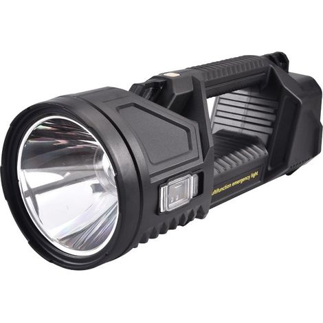 Lumen Spotlight, wiederaufladbare LED-Taschenlampe mit 350° drehbarem Kopf, 9 superhelle Outdoor-Lichtmodi, wasserdichte Solar-Taschenlampe für Notfälle, Größe XL (1/5)