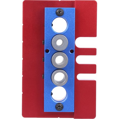 Pointeur de perçage en alliage d'aluminium pour bois, guide de perçage et accessoire de perceuse, outil de localisation de trous. (1/5)