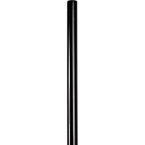 Rillenvorhangstange Provence 1.5m TORBEL Schwarz - 07PN154