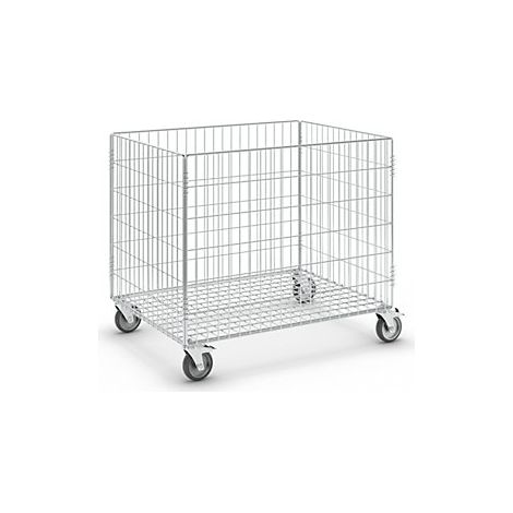 Kongamek  Carrello in griglia metallica  zincato  alt x largh (1/2)