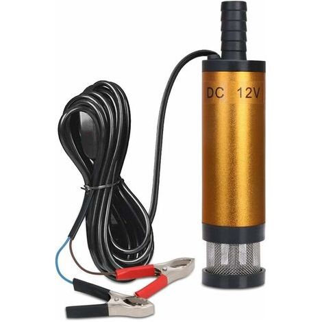 12-V-Ölpumpe, Kraftstoffpumpe mit Klemme, Diesel, Heizöl, Tauchwasserpumpe, Kraftstoffumfüller, Zigarettenanzünderstecker mit herausnehmbarem Filter für Wohnwagen und Boote (1/5)