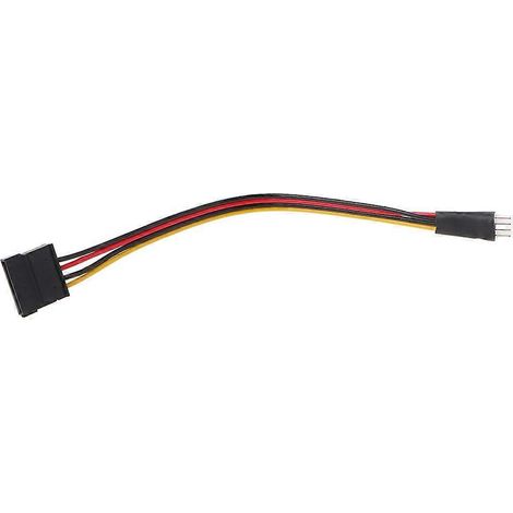 Câble d'alimentation pour disque dur, convertisseur 4 broches FDD mâle vers 15 broches SATA femelle (1/5)