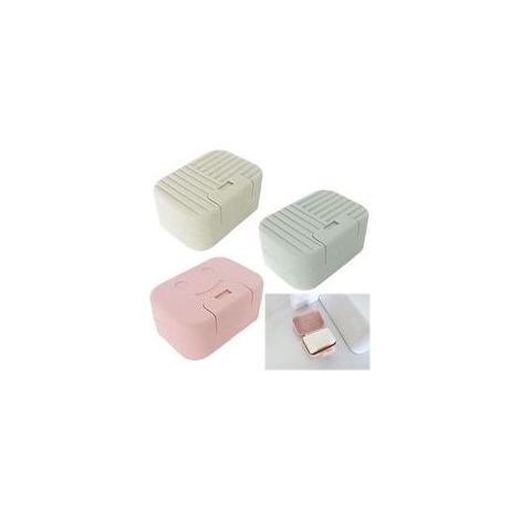 Boîtes à savon de voyage (3 unités) – Boîte de rangement en PP écologique et ultra-rapide au séchage, idéale pour salle de bain, maison ou randonnée (1/3)