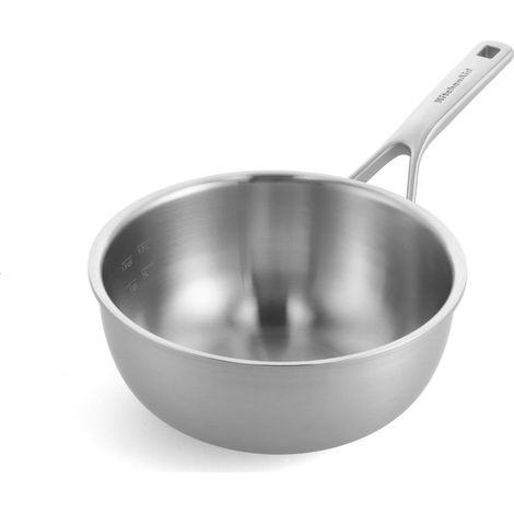 KitchenAid - Multiply Chefs Pan - Silver - 20 cm