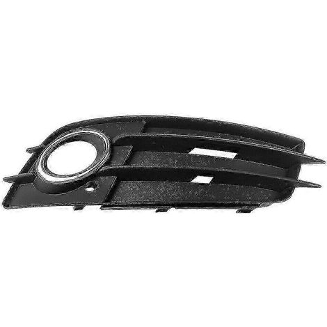 Rejilla de faro antiniebla derecha en negro mate con aro cromado para A4 B8 S4 2008-2012 8K0807682C hwyYVL