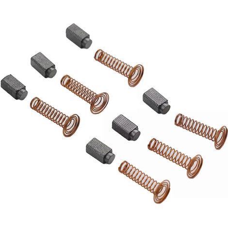 Lot de 6 balais de charbon pour perceuse, outil rotatif, compatible avec moteur électrique D3000, 79 x 55 x 48 mm, accessoires en carbone et métal - JXLGV (1/4)