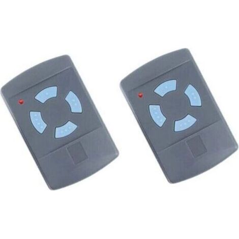 Télécommande de Garage Sdre HSM4 868 MHz avec 4 Boutons Couleur Bleue Remplacer Les émetteurs Hormann 868 MHz HS4 HSM2 HSP4 868 HS1 868 Tubauto HSM4 868 Tubauto HS4 868Fréquence, 2PACK,de