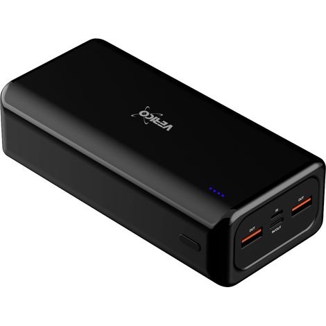 Verico Power Pro PD Powerbank 30000 mAh LiPo USB-A, USB-C® Schwarz
