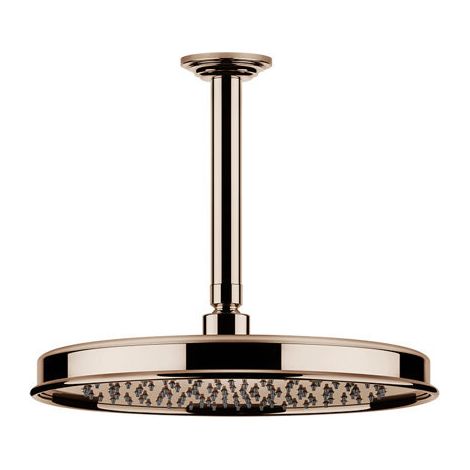 Ducha mural antical Gessi Venti20, D328mm, con articulación y