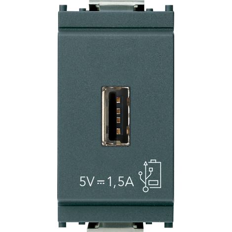 VIMAR - 16292 USB-Netzteil 5V 1,5A 1M Grau