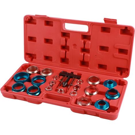 Kit d'adaptateurs d'extracteur d'installation de retrait de joint d'huile d'arbre à cames de vilebrequin universel pour voiture LV4QEK (1/5)