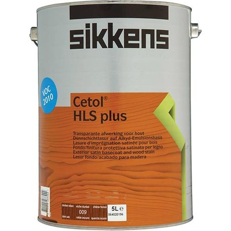 Sikkens Cetol HLS Plus Woodstain Paint - 5 Litre - Dark Oak (009) (1/3)