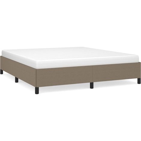 Maison Exclusive - Giroletto senza Materasso Tortora 180x200 cm in Tessuto (1/5)
