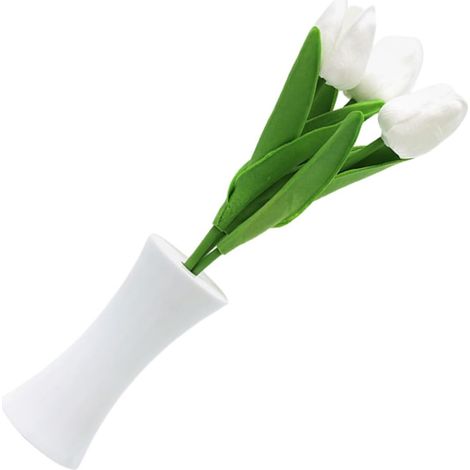 BESPORTBLE Lampe de Table Tulipe avec Vase Veilleuse Décorative à (1/5)
