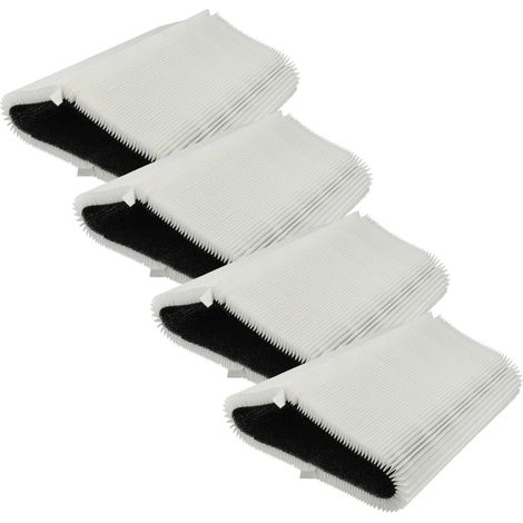 vhbw 4x HEPA Filter H12 kompatibel mit Blueair Blue Pure 411, Joy S, 411+ Mini, 3210 Artic Trail, Auto Luftreiniger - Ersatz-Filter