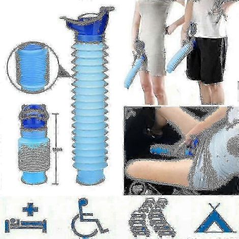 Bouteille Urinoire Portable 750 ml, Pliable, pour Adultes et Enfants en Voyage (1/4)