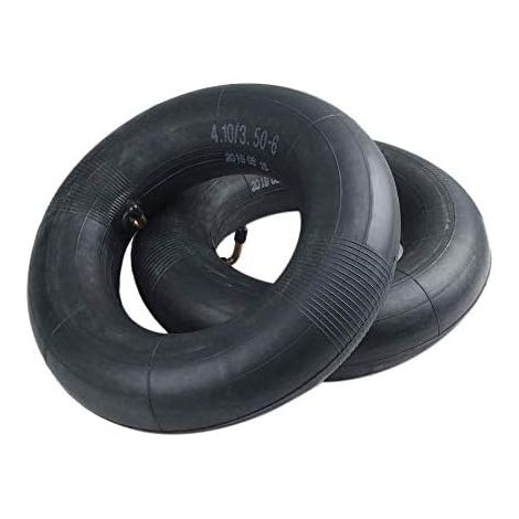 4.10/3.50-6 Remplacement le Tube Interne pour Brouettes Souffleuses à Neige,Wagons,Chariots,Diables,les Tondeuses à Gazon,Tracteurs et Plus,avec la Valve MéTallique CourbéE TR87 H630 (1/5)