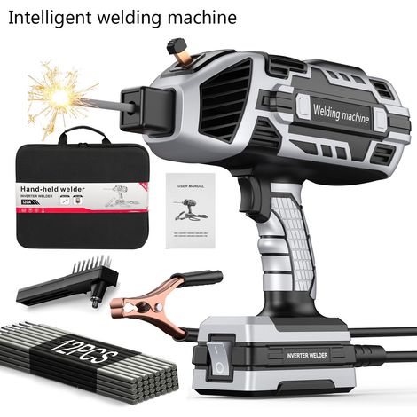 Avec accessoires Poste a Souder Électrique Portable Soudeuse Manuelle à l'Arc Machine à Souder au Laser Portable 20-120A 6 Réglages (EU) WELDING Poste à Souder Inverter Maison DIY arc welder (1/5)