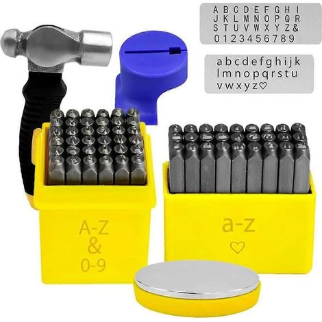 Kits de marquage de métaux - Jeu de poinçons alphabet - Tampons métalliques (1/5)