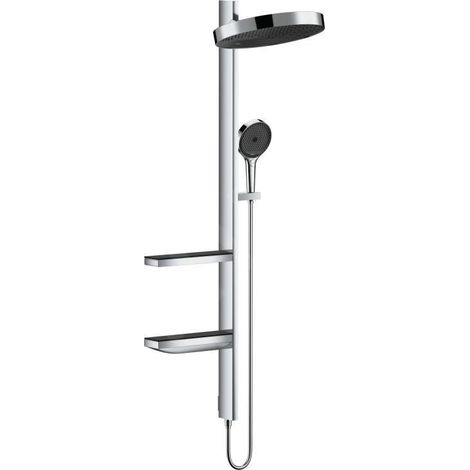 Pomme de douche RAINFINITY 360 1jet pour thermostat avec 2 consommateurs chromé (1/5)