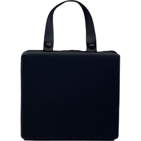 Bloc de yoga en EVA pour le fitness, léger et antidérapant, brique d'exercice avec design ergonomique pour les étirements et les poses, aide à l'entraînement portable, 24 x 10 x 21 cm, noir (1/5)