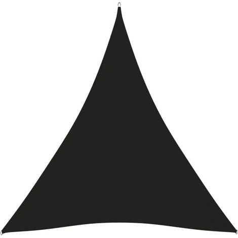 Extérieur noir Oxford tissu triangulaire pare-soleil voile balcon jardin UV abri Net voiture auvent 2X2X2M (1/5)