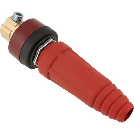 Ensemble 1 pièce Connecteur de câble rouge DKJ35-50 à branchement rapide avec prise pour poste à souder (1/5)
