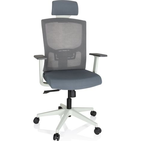 Bürostuhl / Drehstuhl CAPTIVO BASE W Stoff / Netzstoff grau hjh OFFICE (1/5)