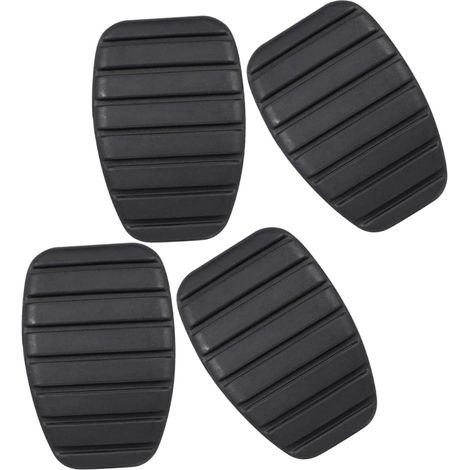 4-teiliges Set rutschfester Kupplungspedalabdeckungen aus Gummi, Vibrationsschutz, einfache Montage für Fahrzeuge mit Schaltgetriebe 7700416724