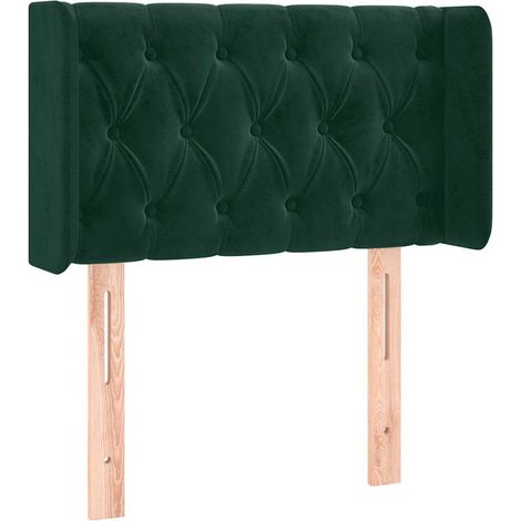 Maison Exclusive - Cabecero de terciopelo verde oscuro 83x16x78/8 (1/5)