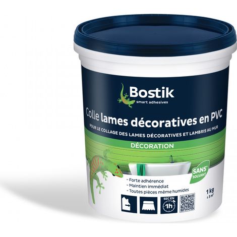 Bostik Colle pour mur spécial lames décoratives PVC Conditionnement: 1KG