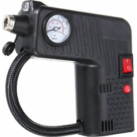 Pompe a air multifonctionnelle de voiture noire YX301, pompe, pompe a air portable electrique 12V (1/5)