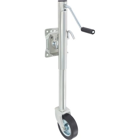 Roues de guidage robustes, pouvant supporter jusqu'à 544 kg, supports de remorque, roues de remorque avec poignée, roues arquées de charge avec support, adaptées aux voitures et aux remorques