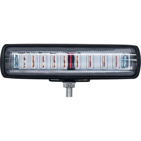 2 lampade di sicurezza a LED da 30 W per carrello elevatore, luce di segnalazione, DC 12-80 V, rosse (1/4)