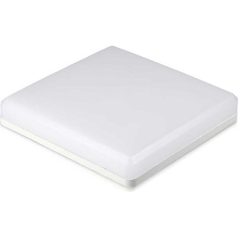 V-TAC PRO VT-8033 Plafoniera LED 15W quadrata di colore bianco110lm/w luce caldo 3000K IP44 IK08 - sku 2113909