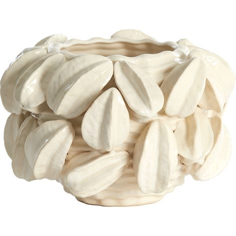 Light & Living CARAMBOLA Vase Keramik Creme Ø33,5x33x23 cm