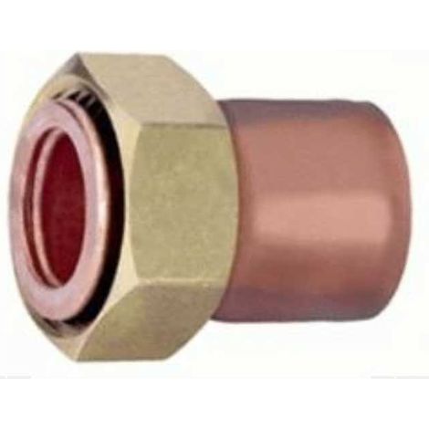 Enlace Recto Racord Loco Plano 359G  Cobre ''CU'': 22-3/4"