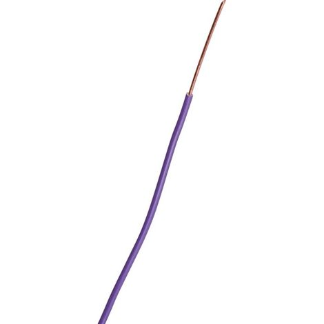 Fil H07vu Violet 1,5mm² C100m (1/2)