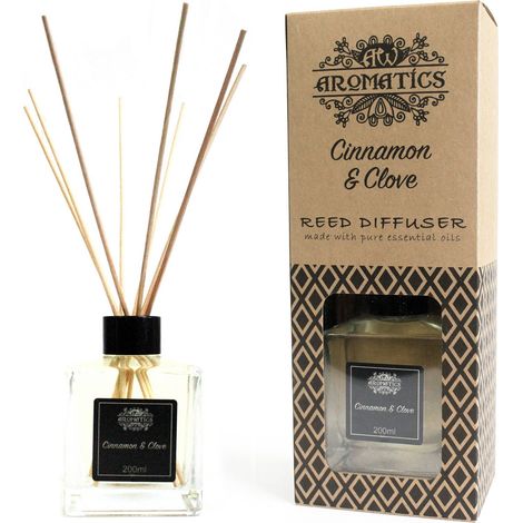 Diffuseur d'huiles essentielles de cannelle et de clou de girofle. 200 ml- Vendu par 1 (1/4)