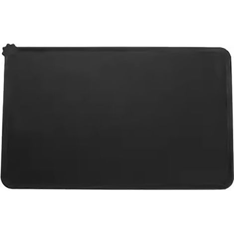 Tapis de gamelle en silicone antidérapant noir (1/5)