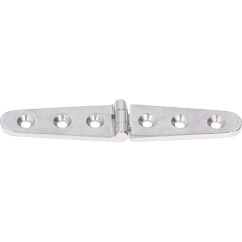 Charnières en acier inoxydable, effet miroir, résistance à l'abrasion, trappe de bateau compacte