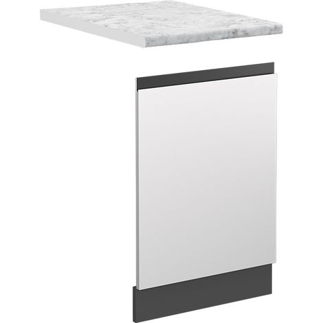 Pannello frontale R-Line, Bianco, 45 cm , PL Marmo, Vicco