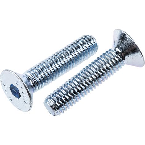 Vis à six pans creux, M8 x 35mm, tête Vis fraisée à tête creuse hexagonale, en Acier ( Prix pour Boîte de 25 )