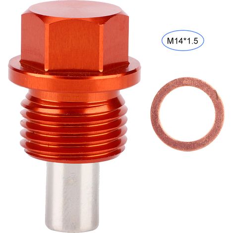 Bouchon de vidange magnétique en alliage d'aluminium pour moteur (1/5)