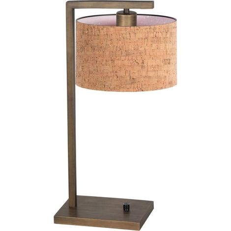 Lampe de table Stang avec un bouchon en liège - 4900BR (1/3)