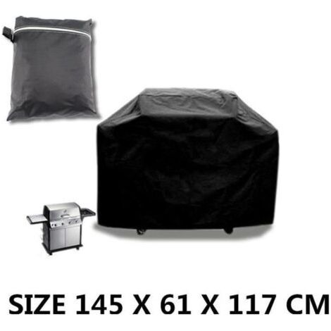 Wasserdichte Schutzhülle für Grill, staub- und regendicht, Abmessungen 145x61x117 cm. (1/5)